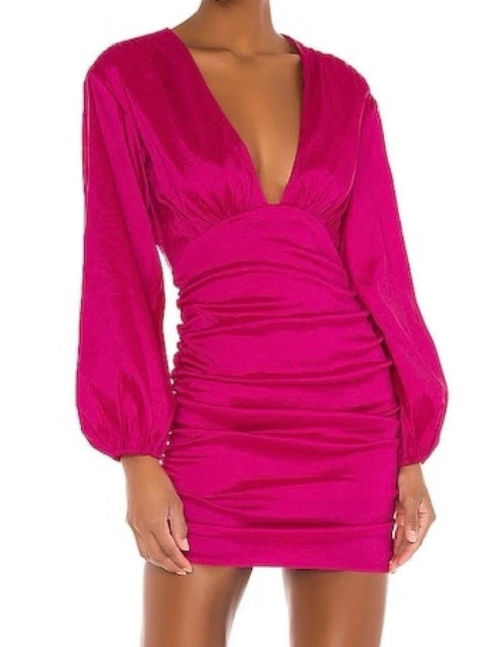 Lovers and Friends Lorenza Hot Pink Mini Dress Party Date Night Baddie Medium